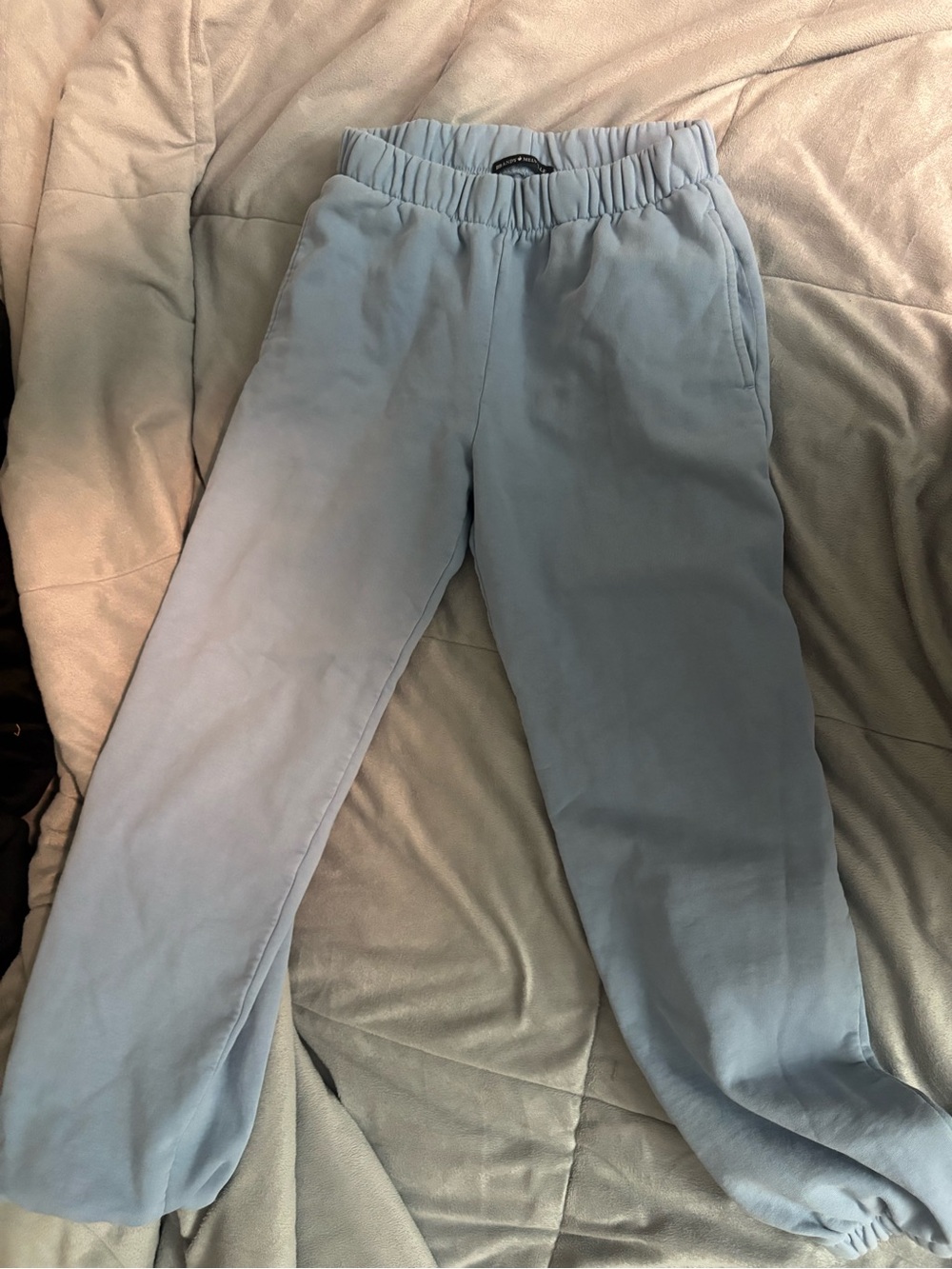 Brandy Melville Powder Blue Fleece Sweatpants